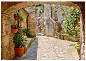Fototapet - Provincial alley in Tuscany