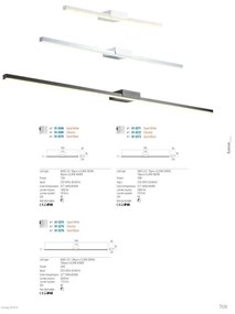 Aplică LED pentru oglindă de baie Redo 01-3268 ASTON LED/12W/230V IP44 alb