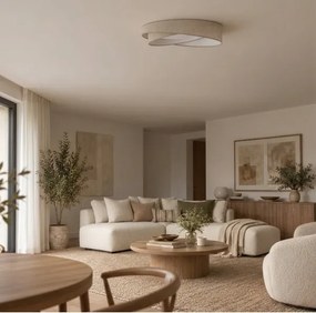 BRILAGI - Plafonieră LED VELVET TWIST LED/24W/230V 4000K Ø 55 cm bej