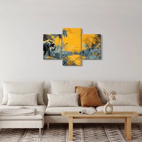Tablou - Elefant în natură (90x60 cm)