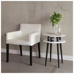 Măsuță de cafea Ragaba UFO Ø 45 cm, gri grafit