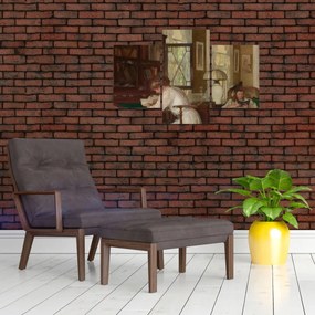 Tablou - Edmund Tarbell, Josephine and Mercie, reproducere (90x60 cm)