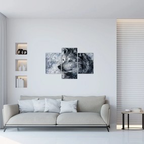 Tablou - Lupul din desene animate (90x60 cm)