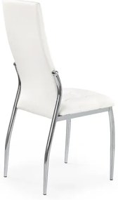 Scaun de masă WARMIS, 1 buc., alb