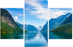 Tablou - Lacul Lovatnet (90x60 cm)