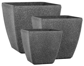 Ghiveci de flori G21 Cub industrial, 35x34x35
