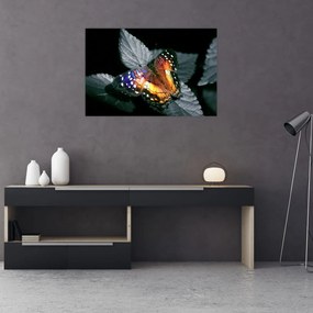 Tablou cu fluture (90x60 cm)