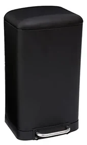 Cos gunoi Retro Line, Negru, 30 litri, cu pedala, 34 x 32 x 61 cm, greutate 4 KG