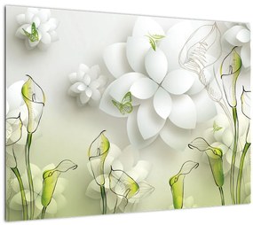 Tablou cu flori (70x50 cm)