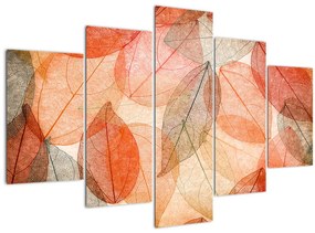 Tablou cu frunzele de toamnă pictate (150x105 cm)