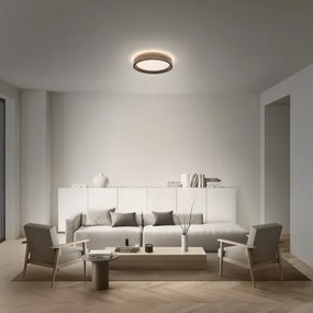 Osram -LED Plafonieră LED dimabilă MARIANO LED/36W/230V Ø 51 cm stejar/negru
