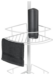 Raft pentru baie alb de colț telescopic din oțel inoxidabil Dolcedo – Wenko