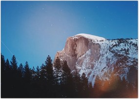 Tablou - Crestele munților noaptea (70x50 cm)