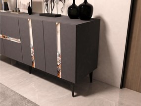 Dulap Vekika 1 (antracit + arigintiu) . 1093524