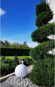 Lampă solară LED, 1,2 V, 6500 K, 200 mAh, diametru 25 cm, IP44, alb/negru