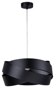 Pendul design modern Tornado negru