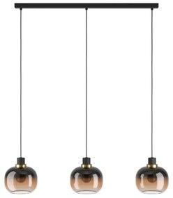 Lustră pe cablu OILELLA 3xE27/40W/230V maro Eglo 99615