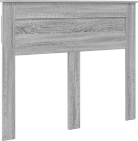 vidaXL Tăblie cap Gri Sonoma 135 cm Lemn compozit