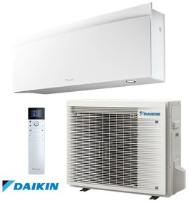 Aparat de aer conditionat inverter Daikin Emura 3 FTXJ50AW + RXJ50A, 18000 BTU, 36 m², A++, Wi-Fi, R-32, Alb