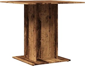 vidaXL Masă de bucătărie, lemn vechi, 80x80x75 cm, lemn prelucrat