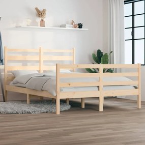 vidaXL Cadru de pat, 160x200 cm, lemn masiv de pin