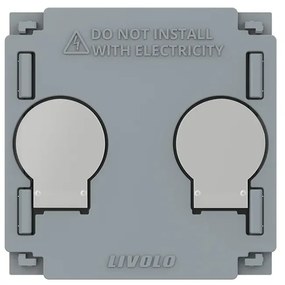 Modul Intrerupator Dublu cu Revenire, Contact Uscat si 12/24V cu Touch LIVOLO – Serie Noua