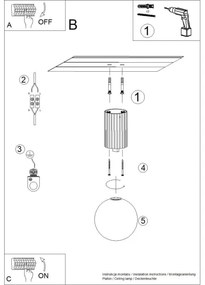 Plafonieră pentru baie Sollux SL.1708 HALO 1xG9/8W/230V IP44 alb