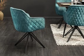 Set 2 scaune moderne pivotante Euphoria petrol