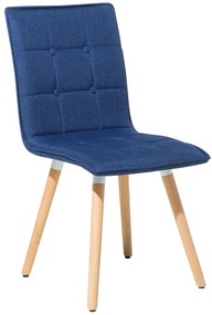 Set 2 buc. scaune pentru sufragerie Berken (albastru marin). 1009915
