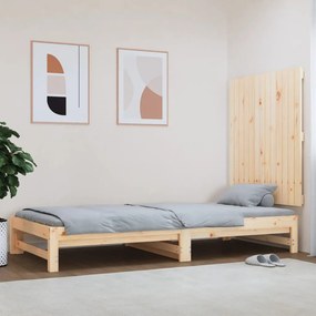 824903 vidaXL Tăblie de pat pentru perete, 82,5x3x90 cm, lemn masiv de pin