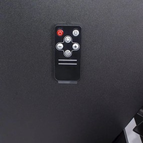 Hota decorativa Kumtel DA6-835-A0A, 450 m³/h, 3 viteze, LED, Filtru din aluminiu, Panou din sticla, Negru