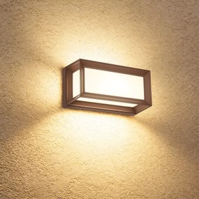 Brilagi - Aplica LED de exterior cu senzor PARKER LED/12W/230V, maro, IP44