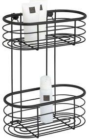 Raft de duș Wenko Trestina, 26 x 35 cm, negru