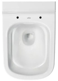 Set vas WC suspendat, Cersanit, Caspia New, Rimless cu capac Soft-Close inclus