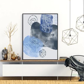 Poster - Abstracție pictată (A4)