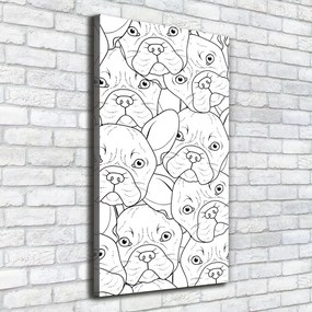 Imprimare tablou canvas Bulldogs franceză