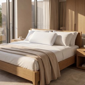 Perna ortopedica cervicala memory foam cu gel si ventilatie AERO-SAN Gel