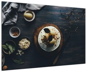 Tablou cu desert pe masă (90x60 cm)