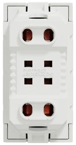 Priza simpla, 1 modul, 10A, alba, Schneider Noua Unica