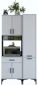 Set dulapuri bucătărie Jenaretta 21 (alb + negru). 1107093