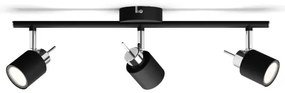 Spot MERANTI 3xGU10/35W/230V negru Philips