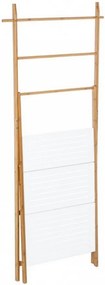 Scara decorativa cu polite din bambus si MDF, 53 cm, Audrey Bizzotto