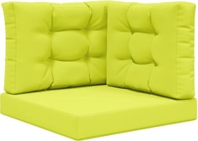 vidaXL Perna pentru canapea de exterior 3 pcs Verde Poliester