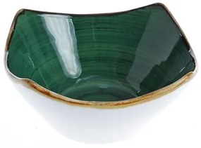 Bol verde din ceramica 13 cm