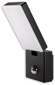 Lumina de top Faro C PIR - Spot LED cu senzor FARO LED/15W/230V IP65 negru