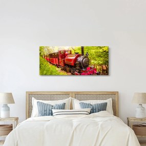 Tablou - Tren cu aburi (120x50 cm)