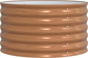 vidaXL Pat ridicat Maro 80 x 80 x 44 cm Oțel