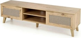 Comoda TV BORNEO, stejar artisan, PAL laminat, 150x40x45 cm