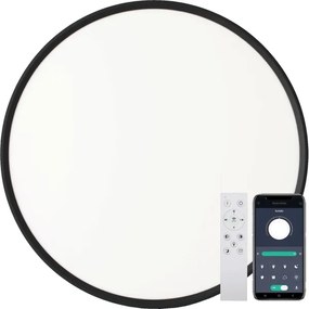 Fulgur s-43040-LED Lampă LED dimabilă NOMY-RC LED/40W/230V 3000/4000/6500K IP40 negru + telecomandă