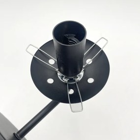 Lampă de perete MALIVA 1xE14/15W/230V, negru/alb - Brilagi